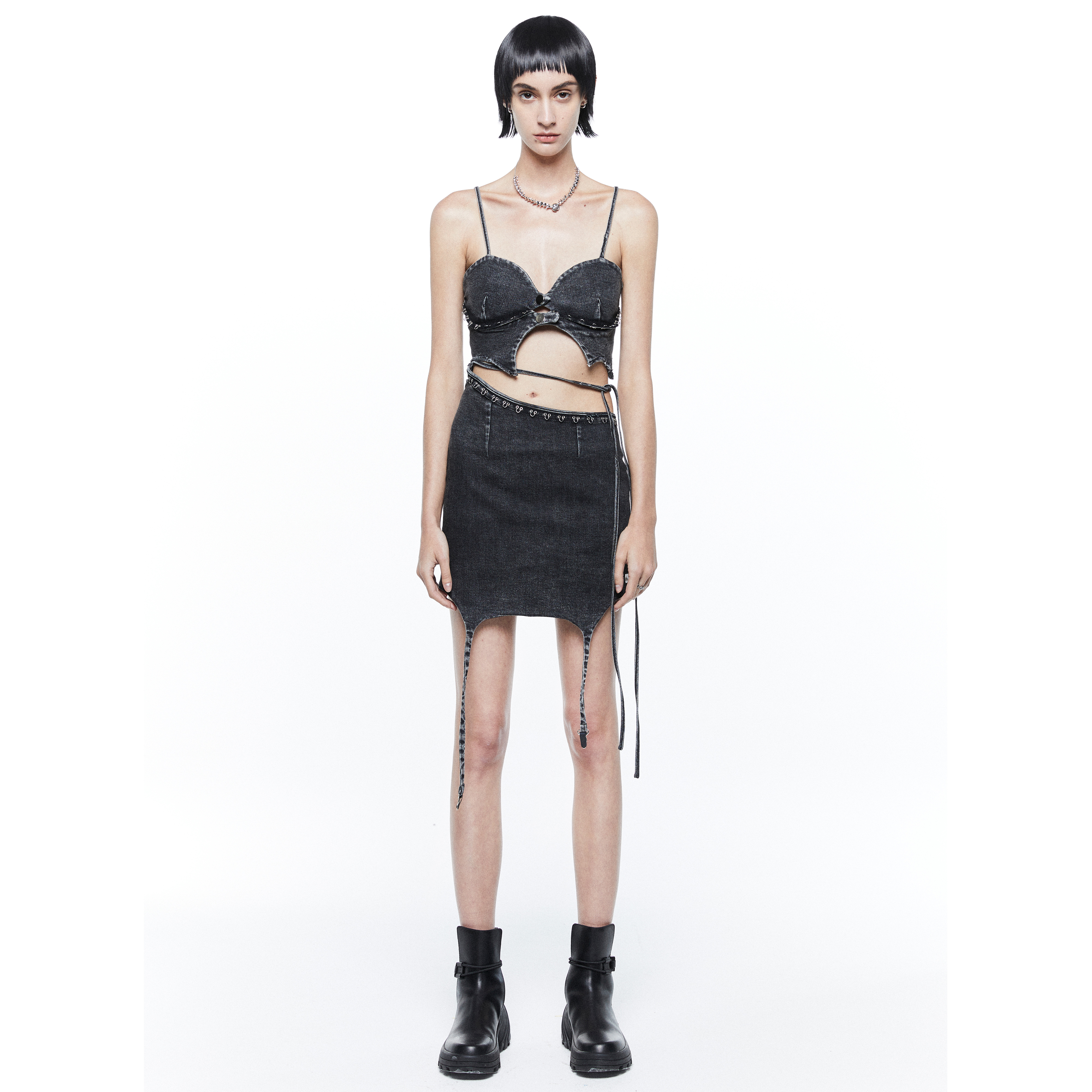 24ans丹宁牛仔短裙半身裙