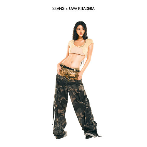 24ANS x UWA | 联名系列 | 迷彩牛仔裤