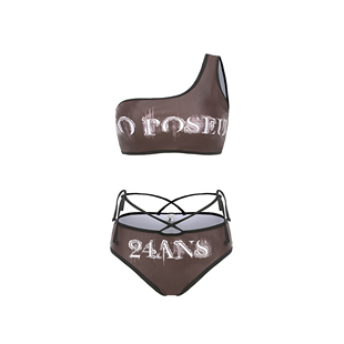 24ans 三色字母泳衣