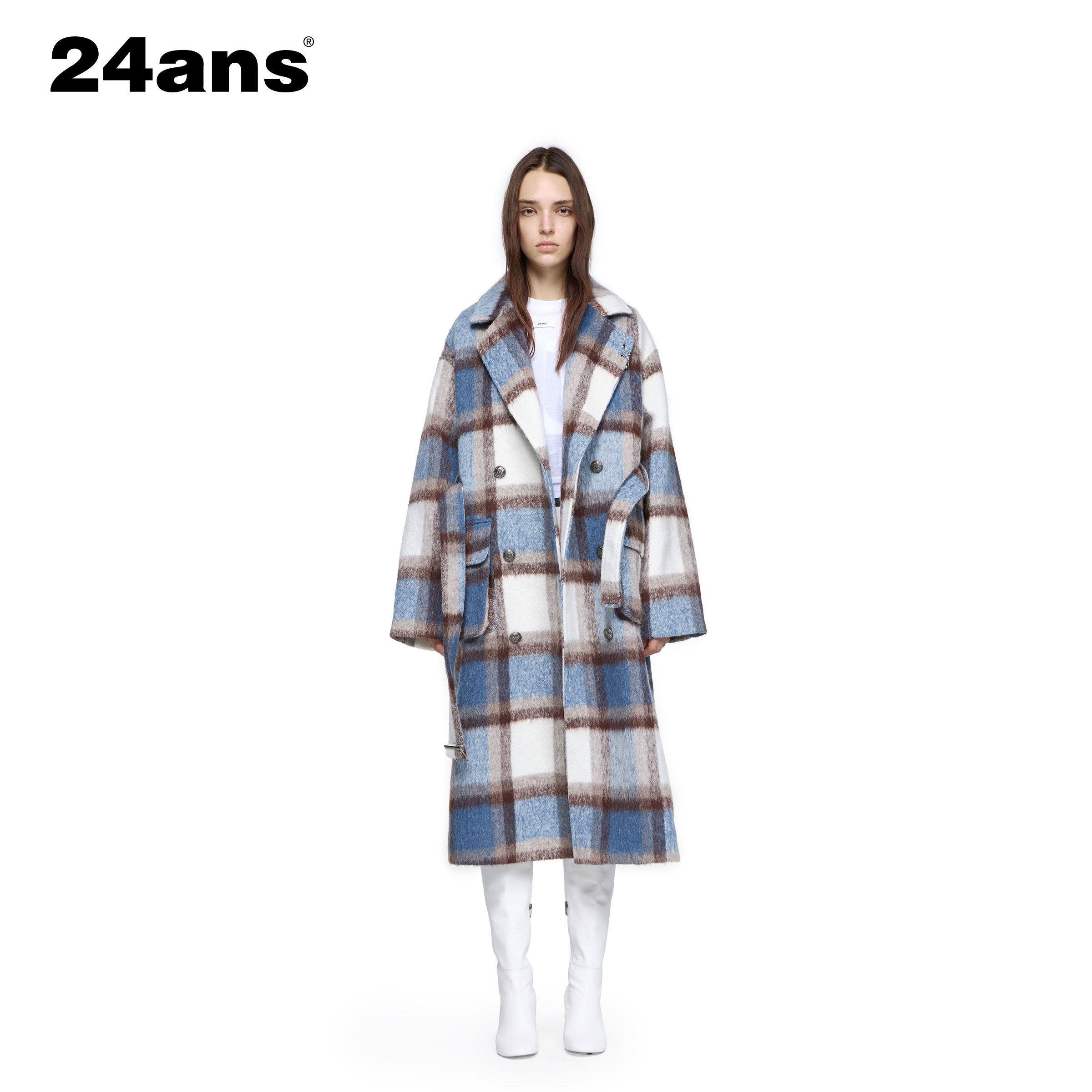 24ANS LTD 一直备受海外明星时尚博主青睐 | 格子毛呢外套