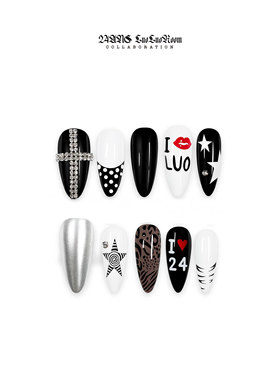 24ans X luoluoroom 联名穿戴美甲
