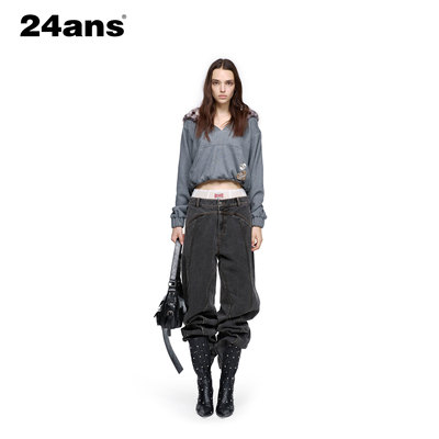 24ANS LTD一直备受海外明星时尚博主青睐 | 徽章连帽卫衣