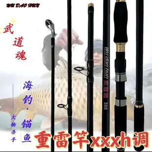 武道魂雷强竿xxxh定制竿路亚竿超轻锚鱼竿套装3米-2.4米远投