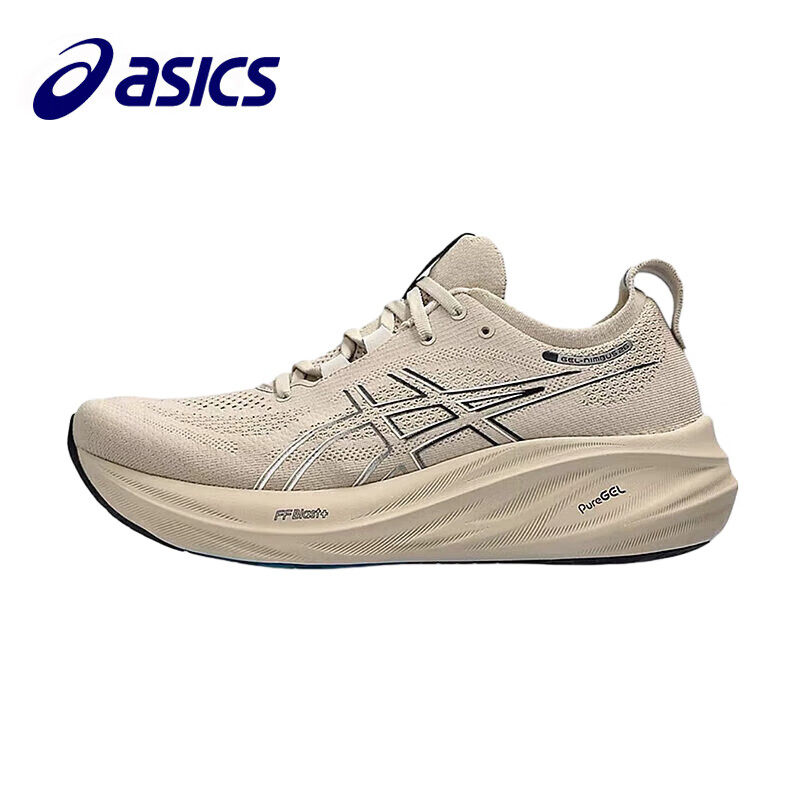 亚瑟士运动男跑步鞋缓震轻便