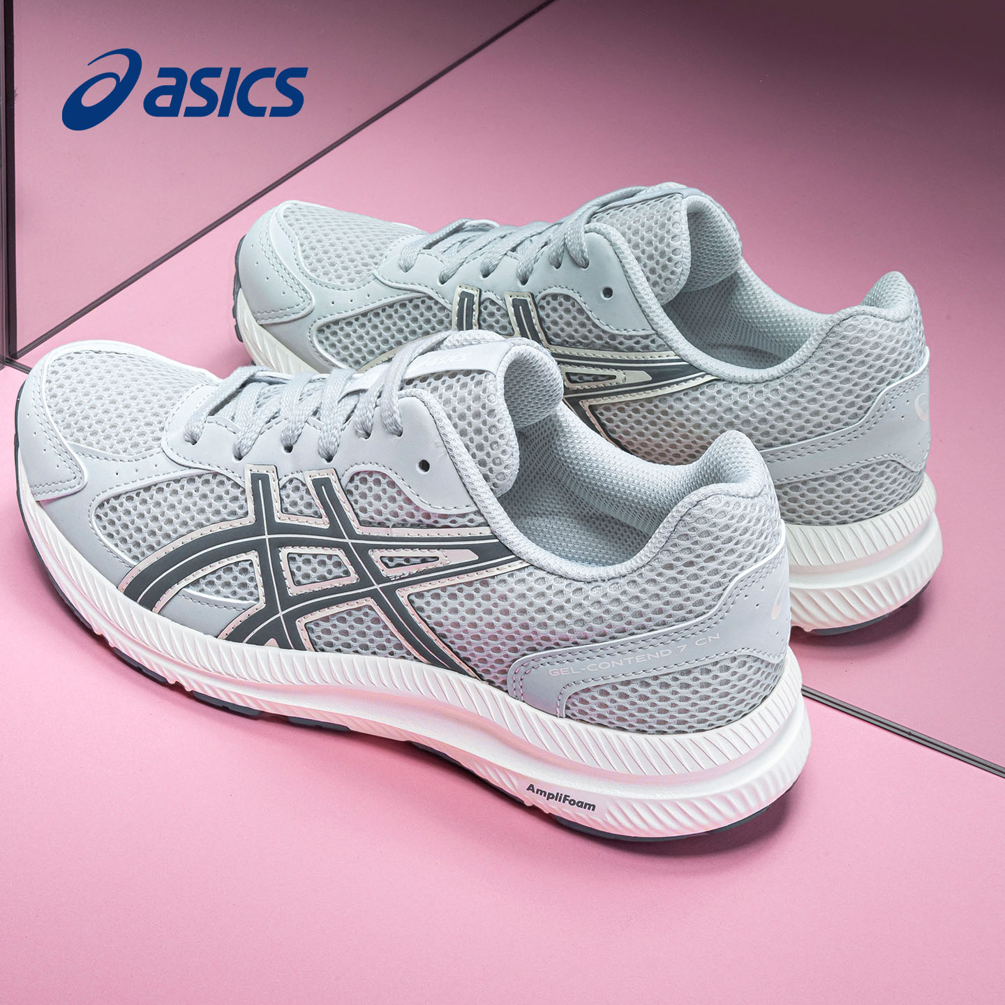 asics亚瑟士女鞋专业跑步鞋CONTEND 7 CN缓震透气轻便运动鞋正品