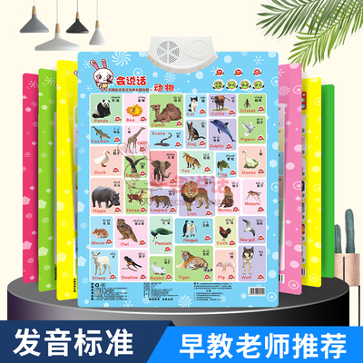 有声儿童早教挂图【说话的挂图】