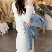 百搭打底上衣X55378 半高领蕾丝套头长袖 辰大嗓严选