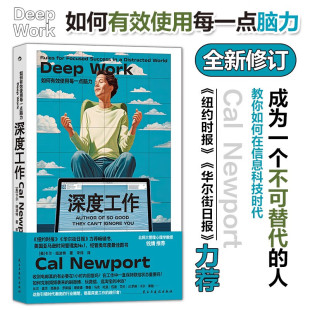 纽约时报华尔街日报力荐 卡尔纽波特 如何有效使用每一点脑力 work 个人成长提升精进职场成功励志书籍 deep 深度工作正版