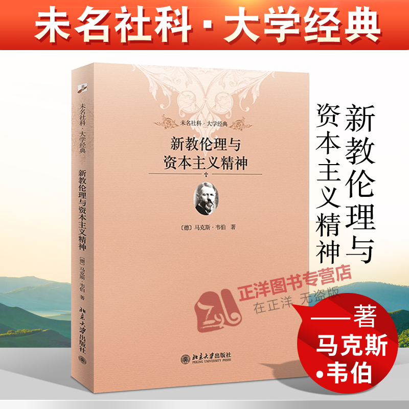 新教伦理与资本主义精神大学经典伦理学哲学书籍禁欲主义与资本主义精神新教理论宗教社会学教材乡土中国江村经济同系列书籍