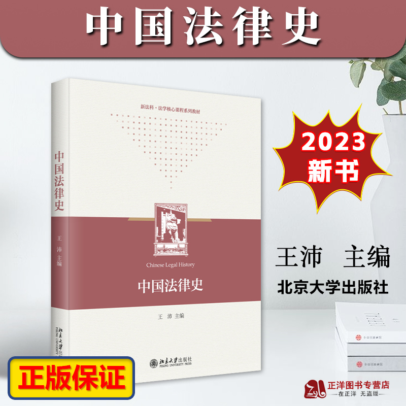 正版2023新书中国法律史