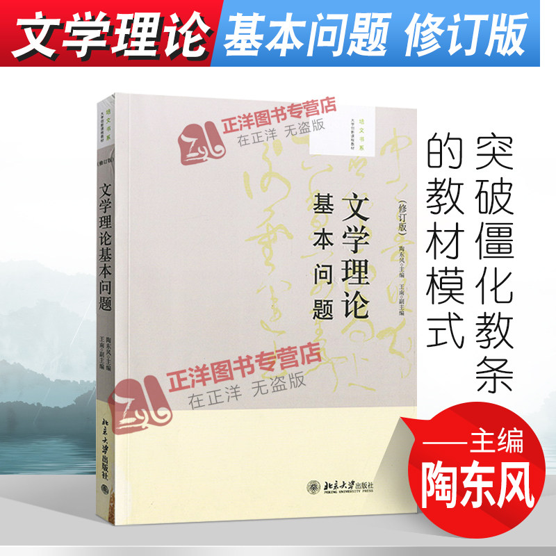 北大正版 文学理论基本问题 陶东风 修订版 文学理论教程 文学理论教程 文学理论教材 大学创新课程教材 大学教材 北京大学出版社图片
