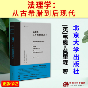 著作 社9787301342244 法理学 北京大学出版 西方法理学 西方法律思想史 法理学经典 韦恩·莫里森 从古希腊到后现代 2024新书 正版