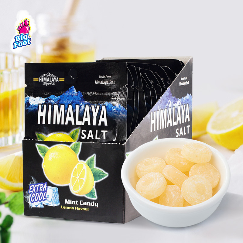 大马碧富咸柠檬薄荷糖海盐味清凉糖果himalaya马来西亚进口润喉糖