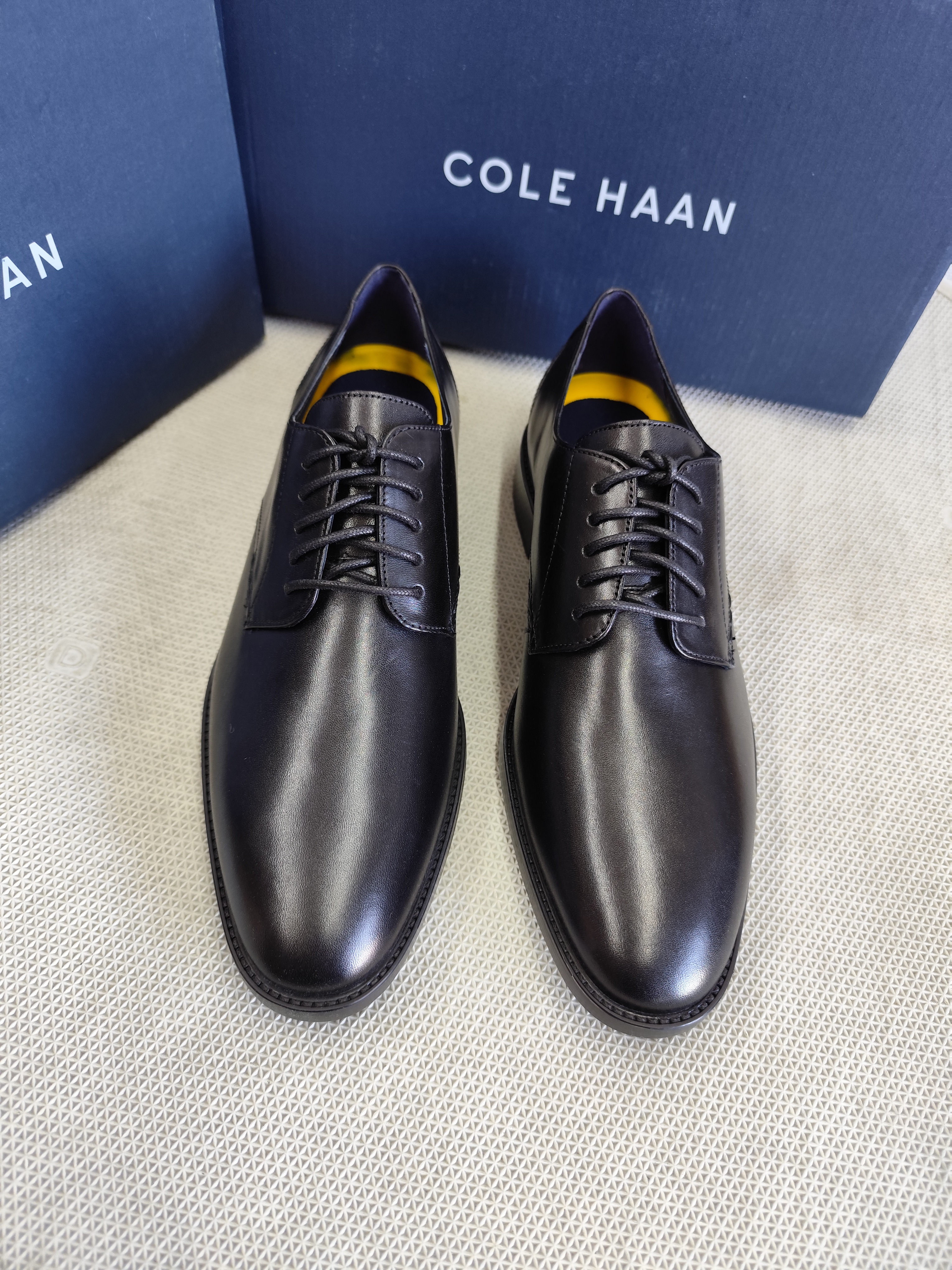 Cole Haan男士商务正装皮鞋时尚百搭系带舒适透气德比鞋32351