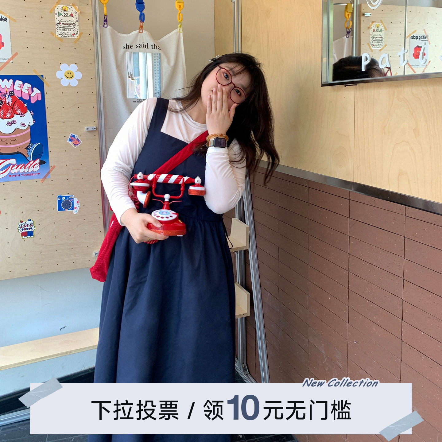 YUZI鱼子A版薄西装面料套装大码女装夏微胖mm显瘦遮肉T恤连衣裙