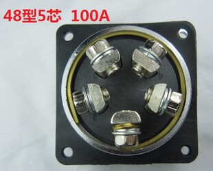 48型5芯直式电流100A航空插头