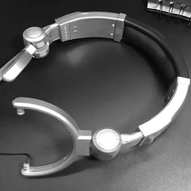 全新头戴式耳机头梁75mm卡扣距离高品质DIY耳机配件带两芯头梁线