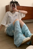 青春流行百搭简约休闲裤新款运动可拆卸五分裤K545TP48控78，男装休闲裤，电商A102B