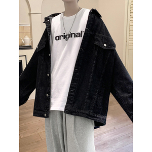 新款夹克衫美式高街牛仔外套男女慵懒风情侣百搭上衣HY28P70控98图片 新款夹克衫美式高街牛仔外套男女慵懒风情侣百搭上衣HY28P70控98图片