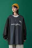 潮牌情侣春季宽松卫衣套头男女bf男友风外套潮HY05T，男装卫衣，电商A102B