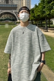 休闲百搭款小香风打底T恤衫圆领透气舒适纹理短袖HY541P45控68，男装T恤，电商A102B