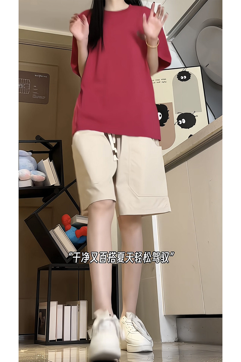 夏季日系CityBoy纯色宽松休闲短裤男工装五分裤K373TP35控49,男装休闲裤,电商A102B
