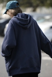 重磅美式拉链开衫外套女春秋新款日系慵懒风宽松休闲连帽卫衣，男装卫衣，电商A102B