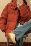 情侣美式复古运动风面包服棉服冬季新款外套棉衣潮HY460P85，男装棉衣，电商A102B