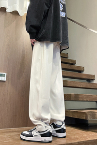 美式运动裤2026春季男宽松休闲裤子高街潮牌卫裤K495TP35控58图片