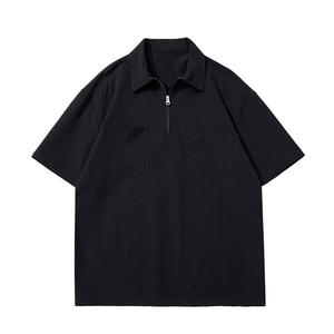 cityboy潮牌多口袋衬衫男短袖polo衫上衣服T恤短袖HY298TP45控68图片
