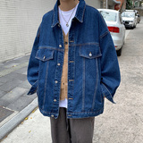 cleanfit美式复古高级感牛仔外套男潮牌oversize春秋痞帅褂子夹克，男装夹克，电商A102B