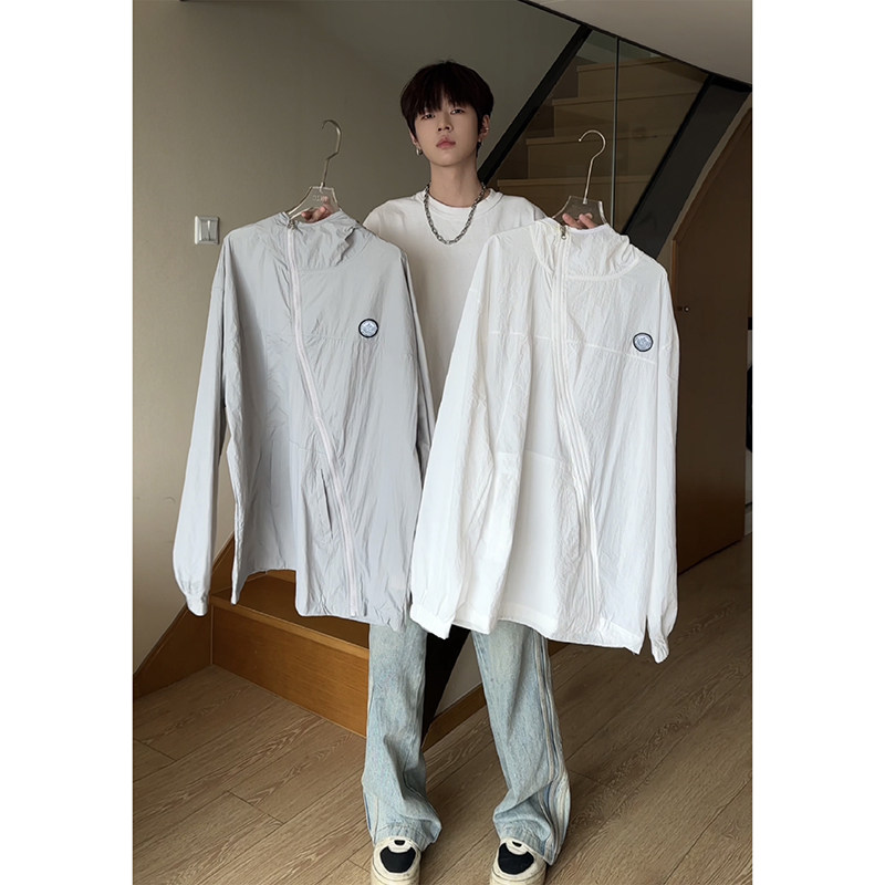 薄款冲锋衣外套日系cityboy机能风夹克户外防晒衣HY335TP45控68,男装夹克,电商A102B