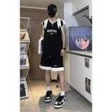 oversize潮流无袖宽松休闲运动服美式外穿篮球运动服套装T13TP55，男装衬衫，电商A102B