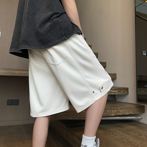 夏季短裤舒适面料薄款短裤简约百搭休闲裤男女同款K546TP30控49图片