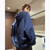 2024秋连帽开衫重磅卫衣ins风男女宽松运动拉链外套HY272P75控108，男装卫衣，电商A102B