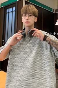 百搭款透气舒适免烫T恤短袖小香风设计圆领打底衫HY541P45控68图片