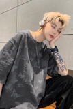 美式高街百搭款蝴蝶破洞短袖纯棉圆领休闲短袖打底衫HY556TP38，男装T恤，电商A102B