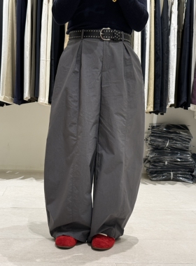 郑沅沅2026休闲百搭工装休闲显瘦清爽弯刀裤 3.10（含棉）