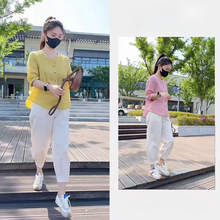 时尚减龄穿搭一整套韩系高级感慵懒风衬衫宽松休闲九分裤套装女装