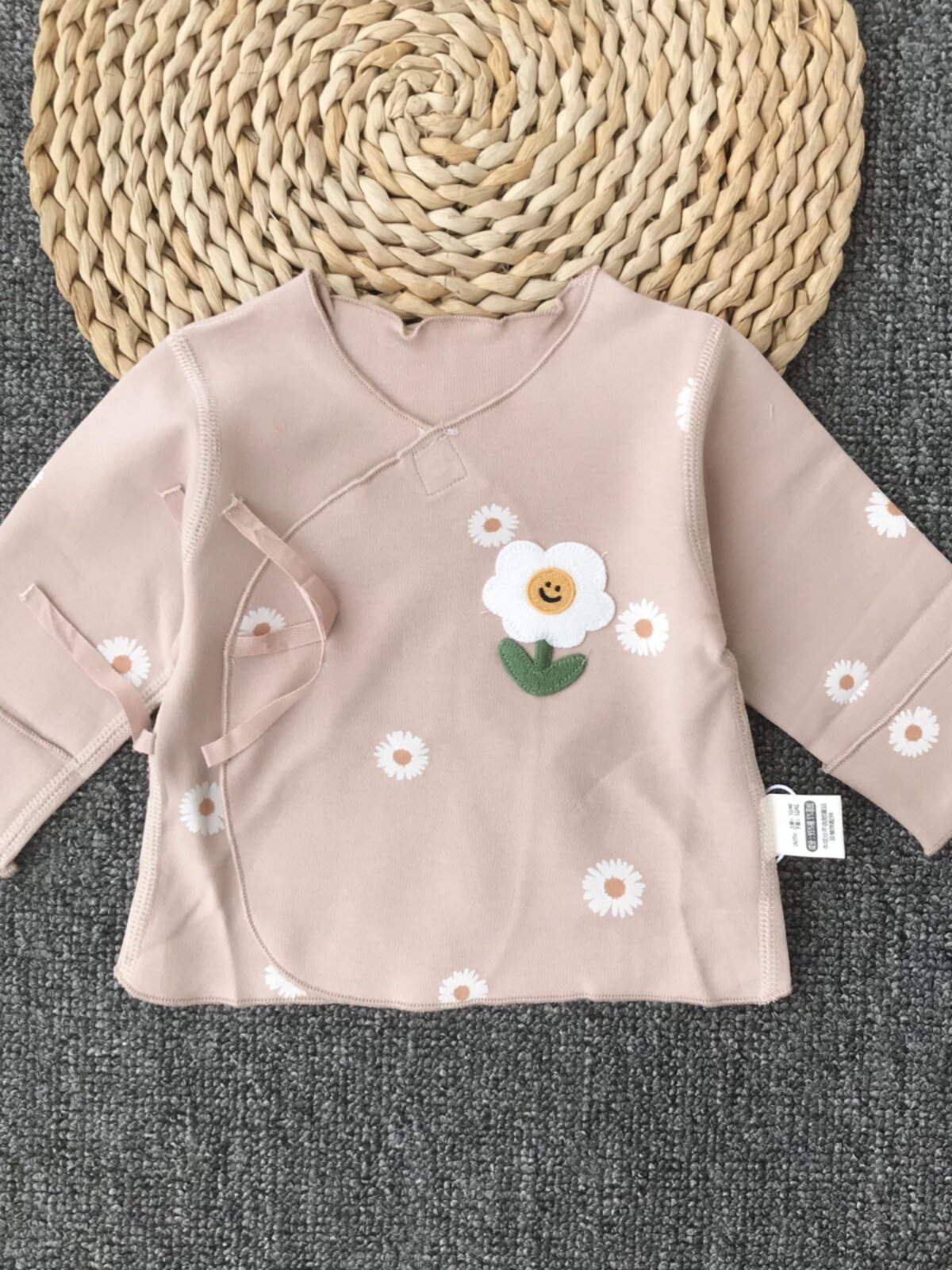 NEWBORN HALF-BACK CLOTHES BABY MONK CLOTHES PREMATURE BABIES NEWBORN BABY MOISTURE-PROOF SHIRTS COTTON TOPS SPRING AND AUTUMN