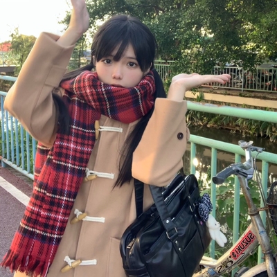 一封信jk大衣学院风毛呢外套