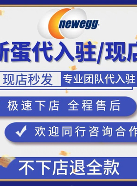 newegg新蛋美国店铺代入驻开店绿色通道包过现店入驻指导