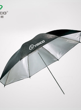 VISICO韦思 专业黑银反光伞 直径100cm 高品质外黑内银反光伞