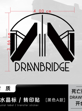 死亡搁浅Drawbridge开合桥UV转印贴小岛秀夫电脑手机壳贴纸水晶标