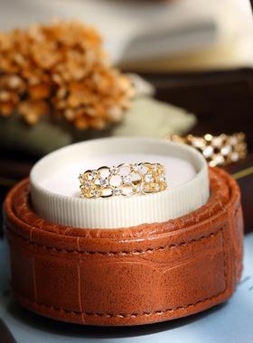 璀璨星空满天星莫桑钻纯银戒指