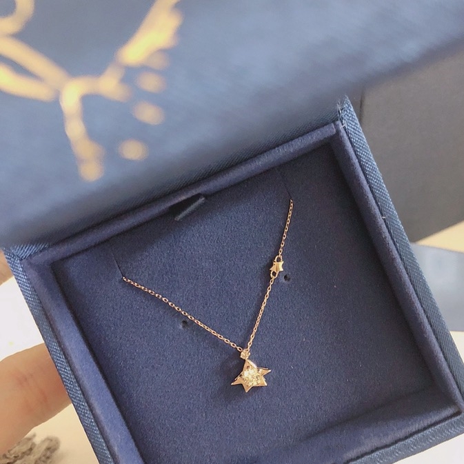 项链纯银小王子女托帕石