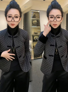 欧货冬天二棉外套女2025春秋季新款爆款高级感夹棉轻薄小棉袄棉服