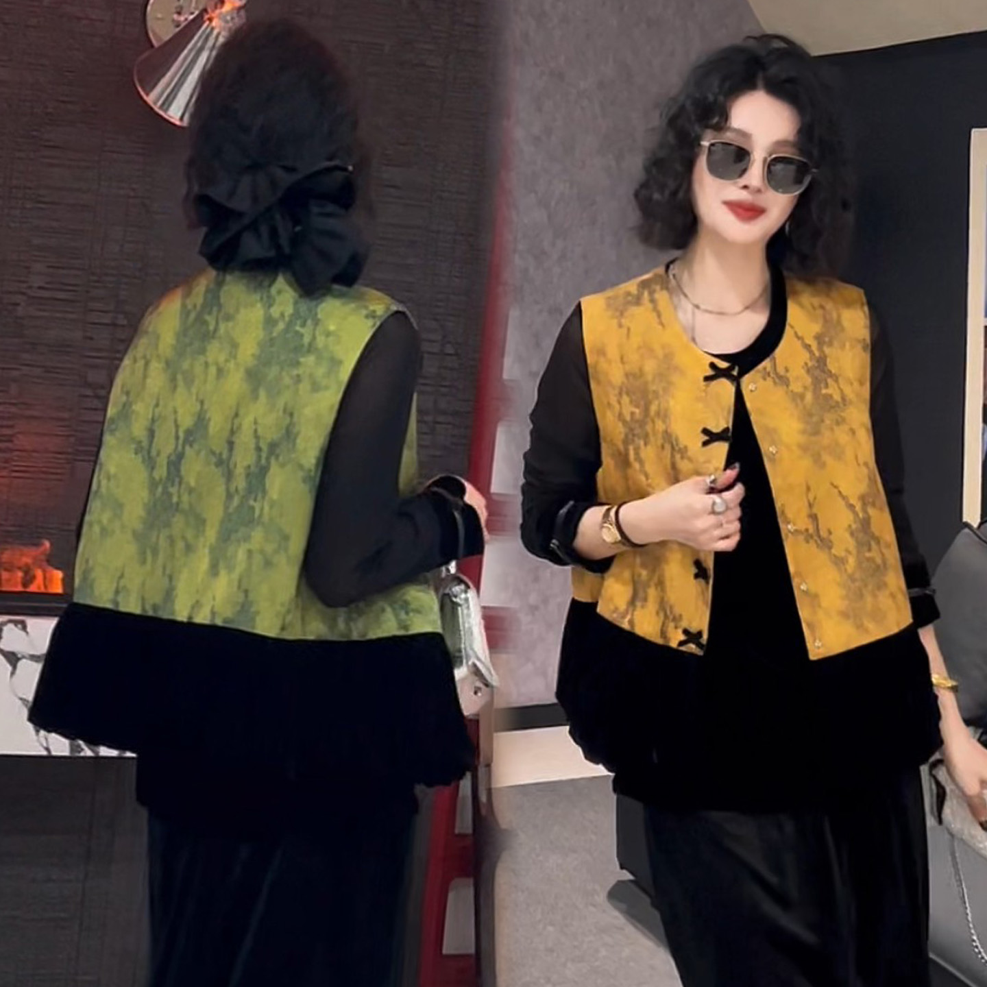 新中式马甲女外穿国风马夹坎肩