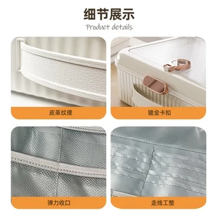 整理箱收纳箱证件分类盒收纳盒户口本文件抽屉文件证书家用A4房产