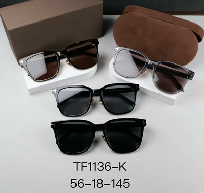 TF墨镜男女款复古时尚大框开车防紫外线偏光太阳眼镜防晒TF1136-K